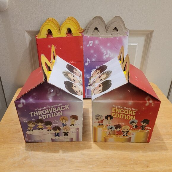 11 BTS Tiny Tan McDonald's Happy Meal Boxes, 2025 Collectable. - Picture 2 of 5